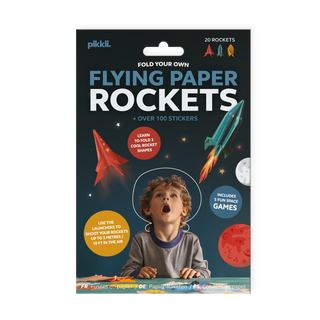 Fold Your Own Flying Paper Rockets