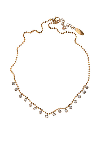 Sweet Sixteen Set Crystals - S.Steel - 18K Gold W/Clear