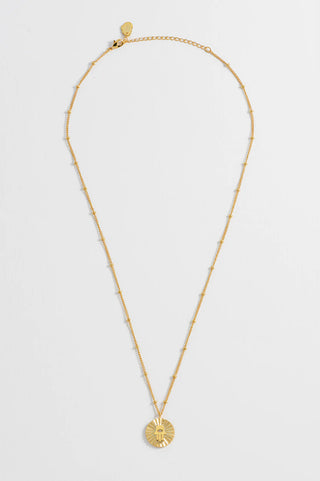 Estella Bartlett Necklace - Boho Hamsa Hand Coin