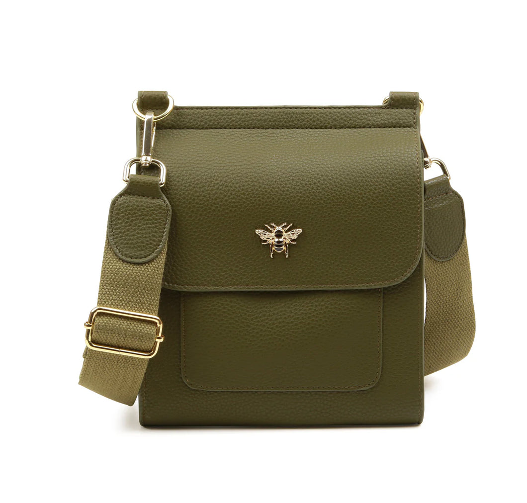 Alice Wheeler Olive Bloomsbury Cross Body Bag