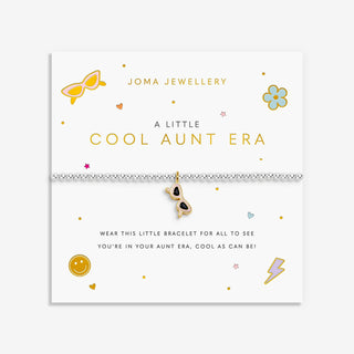 A LITTLE VIBES | COOL AUNT ERA | Silver & Gold Plated | Bracelet | 17.5cm stretch