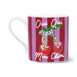 Hijinx Ceramic Mug (325ml) Oiu Oiu Mon Cheri - Cherries