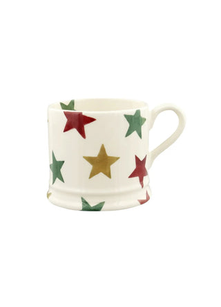 RED, GREEN AND GOLD STARS SMALL MUG