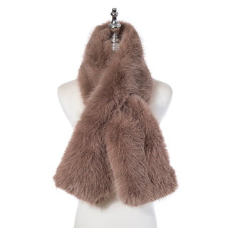 PARK LANE MOCHA MOUSE SCARF
