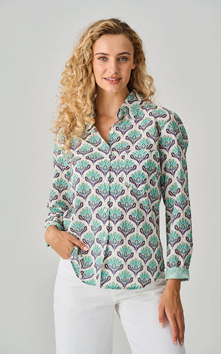 Luella Green Cotton Printed Pattern Shirt