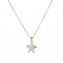 Load image into Gallery viewer, PARK LANE - GOLD PLATED MOTHER OF PEARL STARFISH NECKLACE
