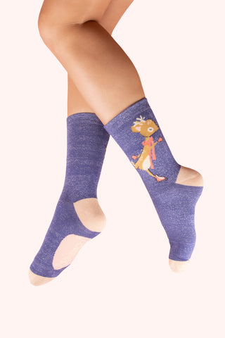 Powder - Skating Deer Ankle Socks