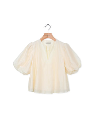 CHALK PORCHA TOP | CREAM