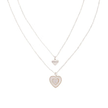 Load image into Gallery viewer, PARK LANE SILVER PLATED NECKLACE WITH CUBIC ZIRCONIA STONES
