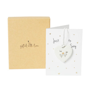 Boxed Ceramic Decoration- Signature-LoveYou