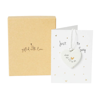 Boxed Ceramic Decoration -AlwaysHereForYou