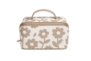 Stone - Floral Mini Train Case