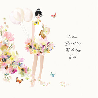 To The Beautiful Birthday Girl Card