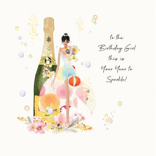 Birthday Girl This Is Your Year To Sparkle! Card