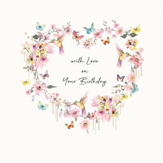 With Love On Your Birthday Card
