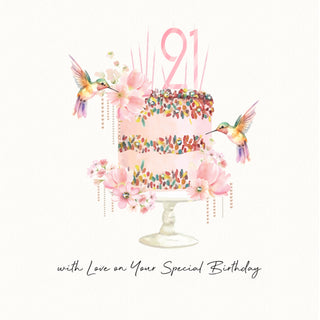 21 With Love On Your Special Birthday