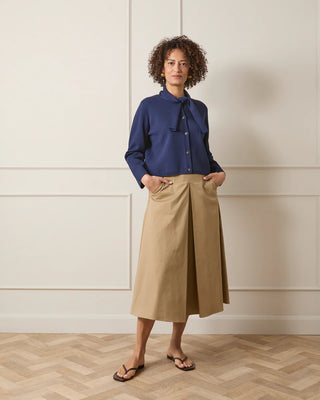 Chalk Camilla Cardigan in Navy