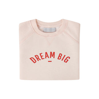 Bob & Blossom Powder Pink 'DREAM BIG' Sweatshirt