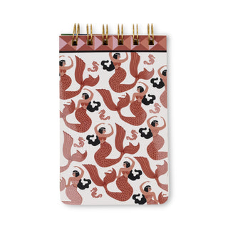 A Dopo Twin Wire Notepad - Mermaid And Moon