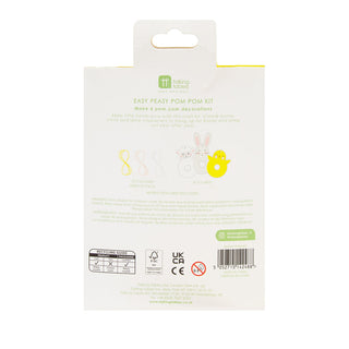 Spring Bunny Easter Pom Pom Kit
