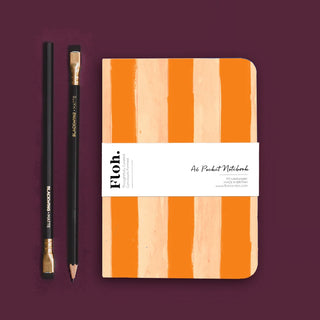 Marmalade (Stripes) A6 Lined Pocket Notebook
