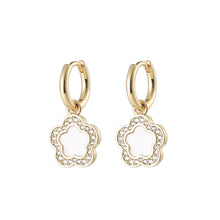 Load image into Gallery viewer, PARK LANE - GOLD PLATED EARRINGS WITH CUBIC ZIRCONIA STONES
