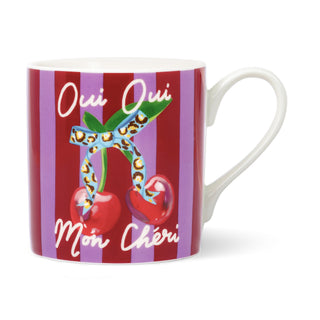 Hijinx Ceramic Mug (325ml) Oiu Oiu Mon Cheri - Cherries