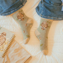 Load image into Gallery viewer, Owl Sock - Treetops
