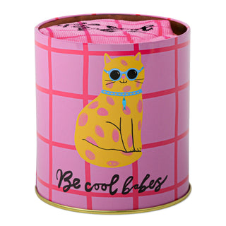 Hijinx Storage Tin & Sock Set - Be Cool Babes