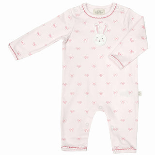 Albetta - Crochet Bunny Pink Bow Print BBG
