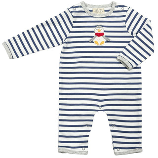 Albetta - Crochet Penguin Blue Striped BBG 3-6 Mths