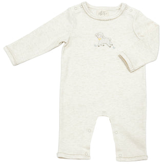 Albetta - Applique Lamb Beige Marl BBG 3-6 Mths