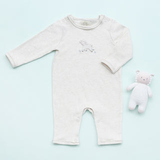 Albetta - Applique Lamb Beige Marl BBG 3-6 Mths