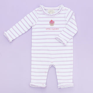 Albetta - Crochet Little Cupcake Lilac Striped BBG