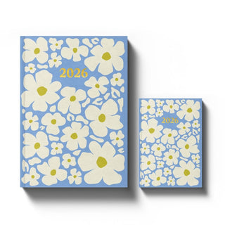YOP & TOM BLUE DAISIES A5 DIARY 2026