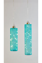 Load image into Gallery viewer, Glass Cylinder - Aqua Set Of 2
