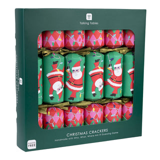 Fun Guy Santa Christmas Crackers, 12-inch, 6pk