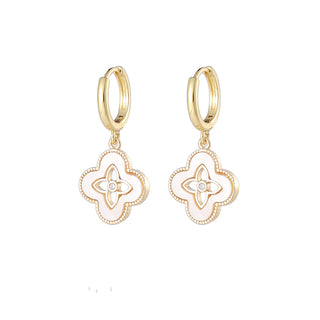 PARK LANE- GOLD PLATED MOTHER OF PEARL EARRINGS