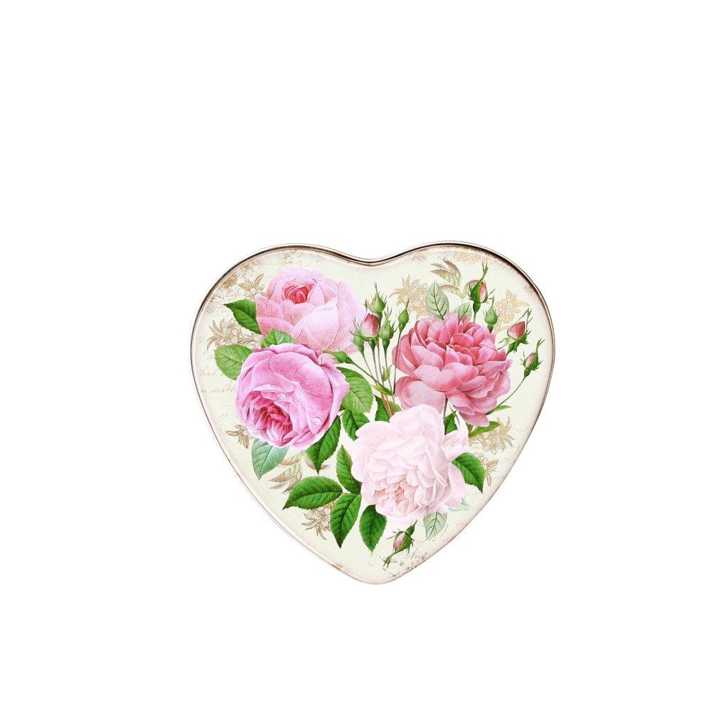 Nostalgia Roses Small Heart Tin