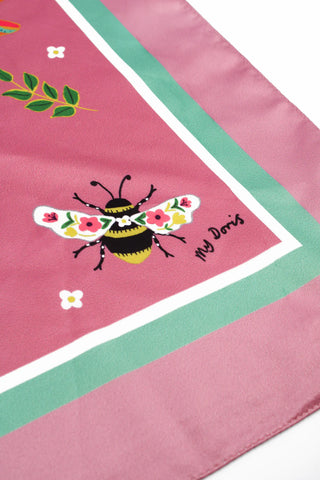 MY DORIS - BEE AND DRAGONFLY SCARF
