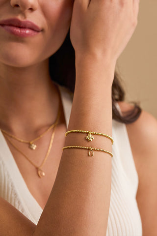 Wishbone Bracelet Gold Plated