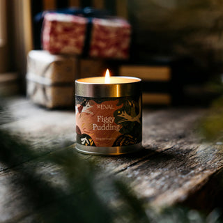 St Eval Christmas Figgy Puddy Tin Candle