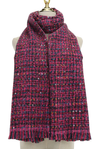 PARK LANE SCARF - FUCHSIA