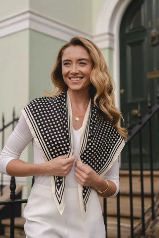 PARK LANE DOTTY NECK SCARF