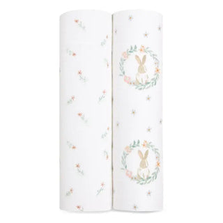 Aden& Anais 2 Pk Muslin Swaddle Blanket - Blushing Bunnies