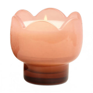 Paddywax Tulip 5.5oz/155g Pink and Burnt Orange Glass Candle - Cactus Flower