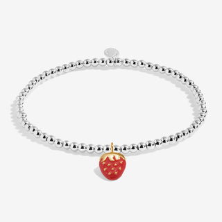 A LITTLE VIBES | SO BERRY LOVED | Silver & Gold Plated | Bracelet | 17.5cm stretch