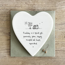 Load image into Gallery viewer, Porcelain Coaster Friendship
