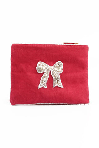 MY DORIS - PEARL BOW SMALL POUCH