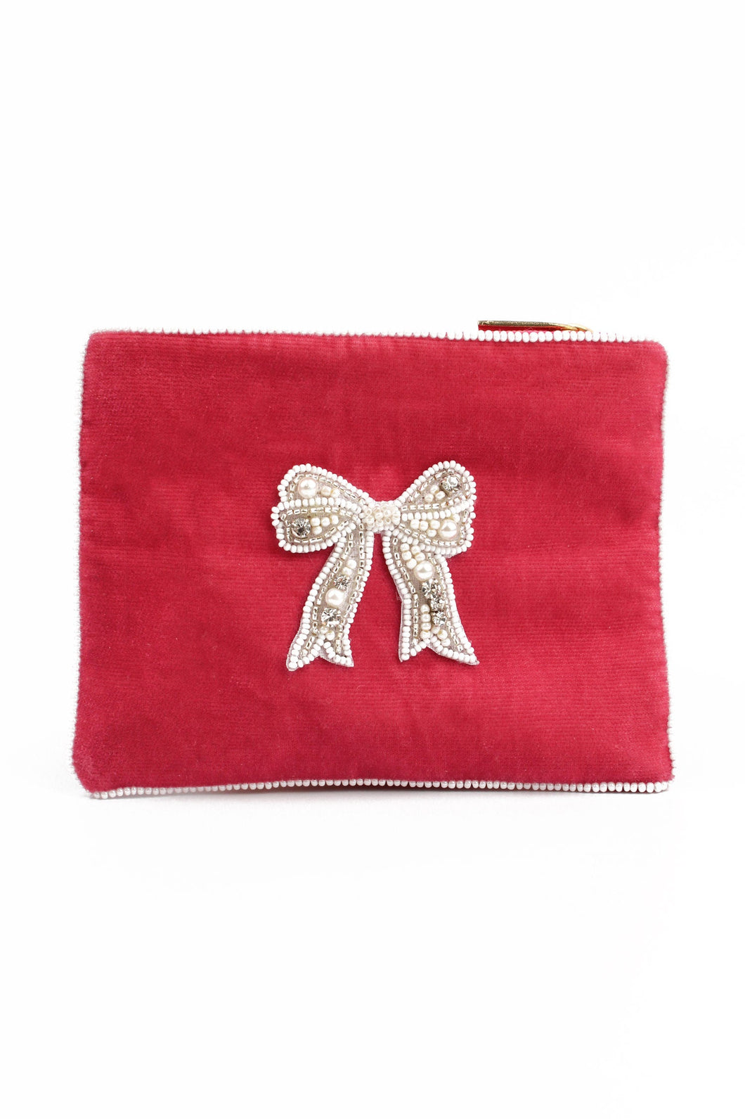MY DORIS - PEARL BOW SMALL POUCH